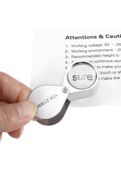 ForWhat 10X21 čelično obloženo povećalo za kancelariju, kućni kancelarijski lup