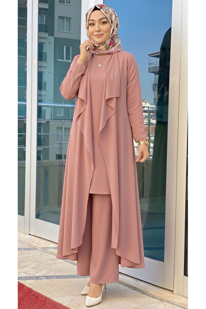 Ebrarengiz Moda TESETTÜR ÜÇLÜ KADIN TAKIM