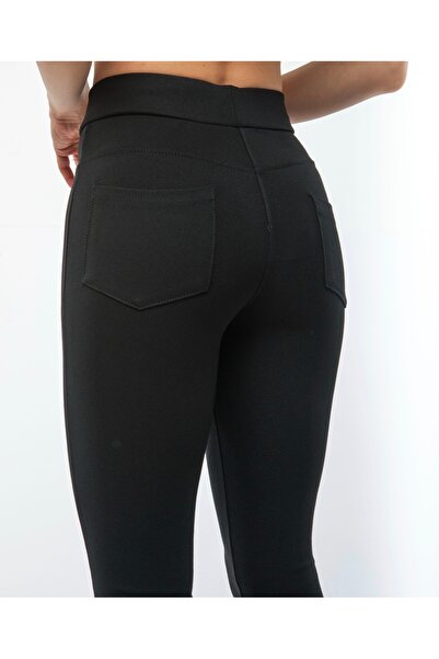 Aida Fashion Arkası cepli İncebelli tayt
