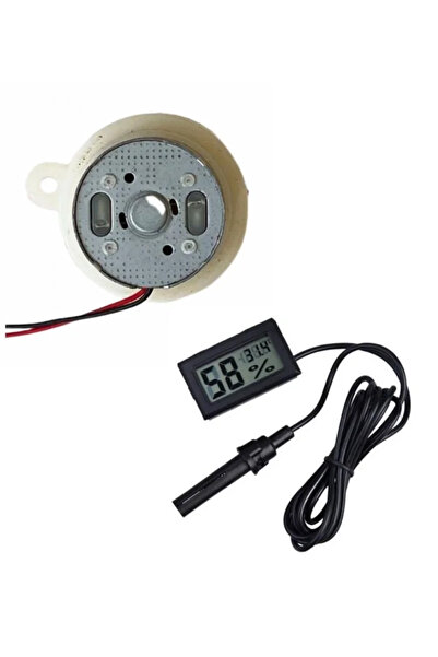 Epilons Kuluçka Makinesi Mini Viyol Çevirme Motoru 12 Volt Ve Nem Ölçer