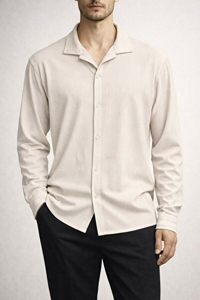 KONSEPT35 Men's Ottoman Fabric Summer Shirt