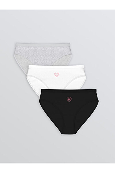 LC Waikiki Quality Pieces from Çelebi Store Printed Bikini Panties 3-Piece Set