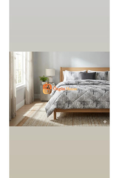 Dinarsu Natura Soft Çift Kişilik Desenli Yorgan