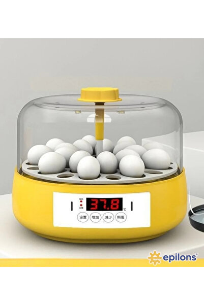 Epilons Mini Otomatik Ev Tipi Kuluçka: Papağan Bıldırcın Kuluçka Makinesi 18l...