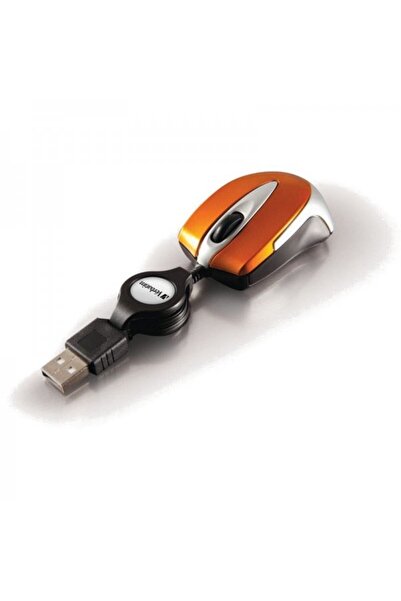 Verbatim Go Mini Optical Travel Mouse - Volcanic Orange