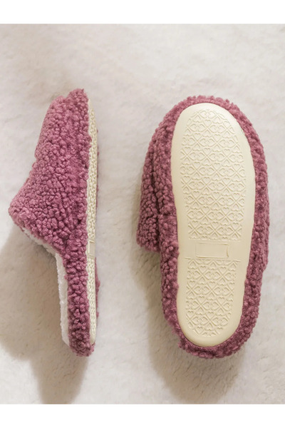 LC Waikiki Plush Slippers - Pink - Casual