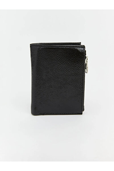 LC Waikiki Black Leather Look Women's Wallet