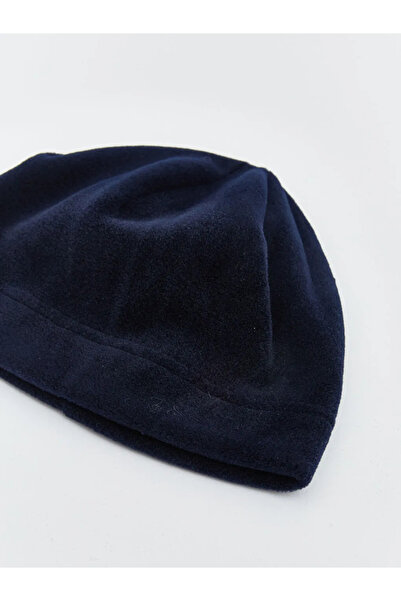 LC Waikiki Navy Blue Boy's Fleece Beanie