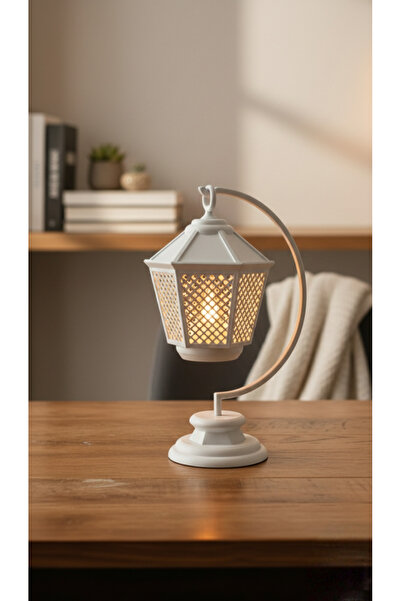 hediyesepetinde Çay-Kahve Yanı Romantik Işık Detaylı Dekoratif Masa Feneri – ...