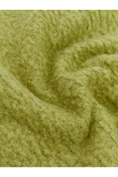 LC Waikiki Green Tasseled Women's Scarf