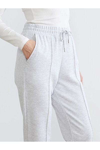 LC Waikiki Gray Elastic Waist Women's Jogger Sweatpants