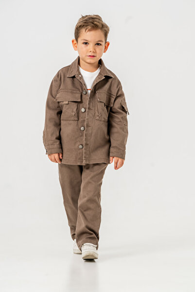 LUCY EXCLUSİVE Double Pocket Sulfur 3-Piece (Jacket; Sweatshirt; Trousers) Ho...