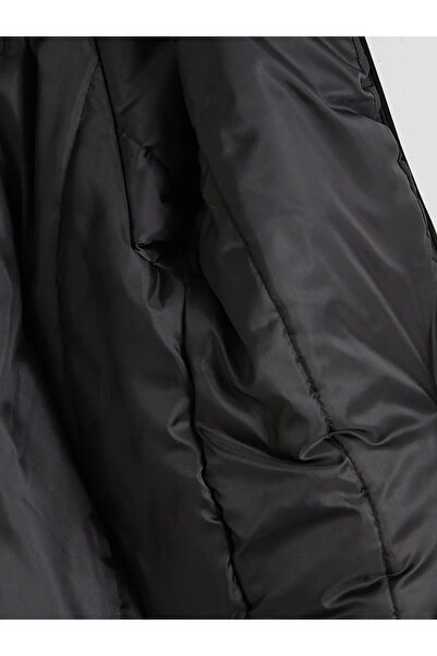 LC Waikiki Black Windproof Boy's Coat