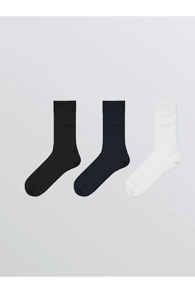 LC Waikiki Black Men's Socks 3-Piece