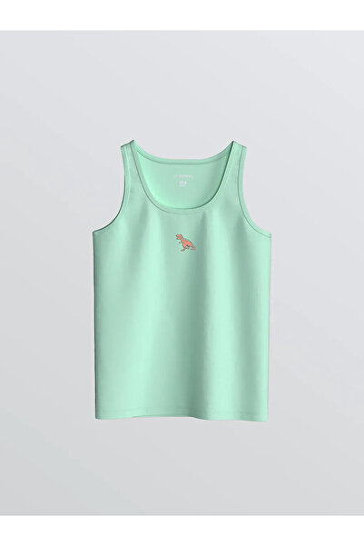 LC Waikiki White Printed Boys' Undershirt 2-Pack