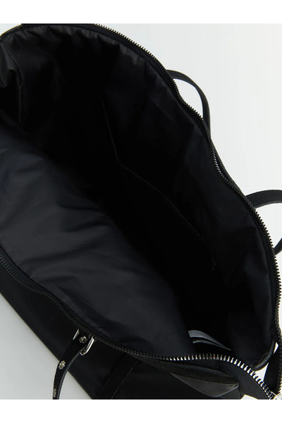 LC Waikiki Black Zipper Closure Women's Shoulder Bag