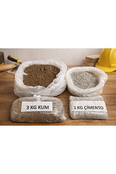 Kum 3KG KUM-1KG ÇİMENTO-HARÇ
