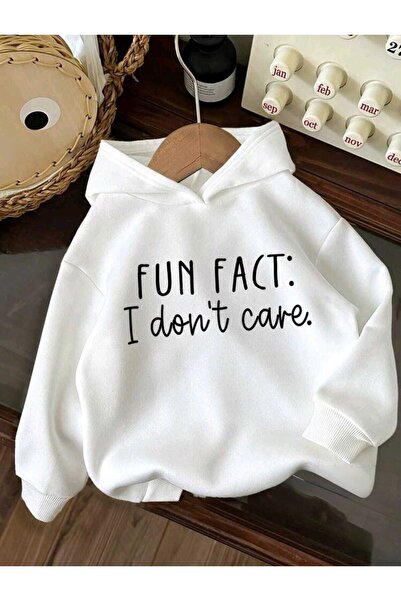 DİVİN Trendy Lettered Oversize Sweatshirt Warm and Comfortable