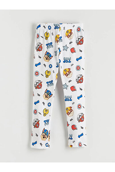 LC Waikiki Set de pijamale din bumbac pieptănat pentru băieți, cu imprimeu Pa...