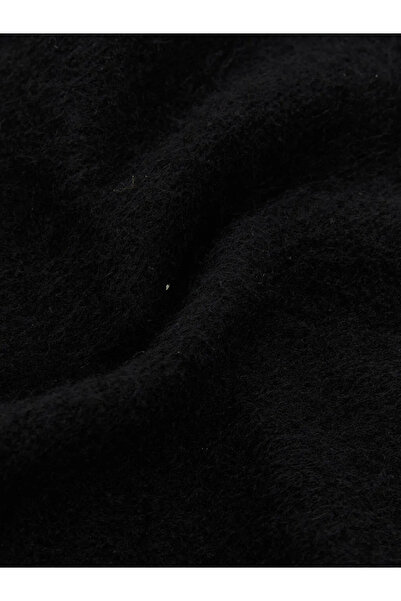 LC Waikiki Eșarfă neagră scurtă cu ciucuri pentru bărbați