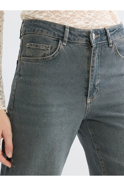 LC Waikiki Gray Wideleg Women's Jean Pants