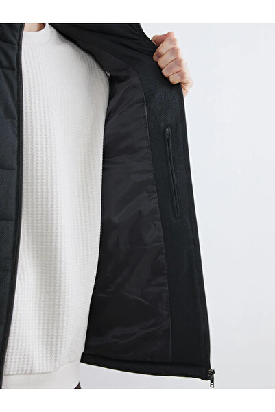 LC Waikiki Petrol High Collar Men's Puffer Vest