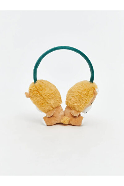 LC Waikiki سماعات أذن من القطيفة للأولاد مع شكل أسد أصفر