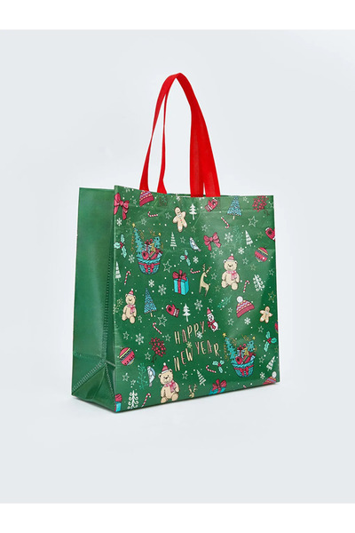 LC Waikiki Mixed Christmas Themed Shopping Bag