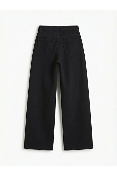 LC Waikiki Черни дамски дънки с широка кройка