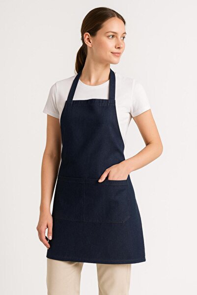 GTB BUTİK Jean Look Kitchen Apron Chef Barista Restaurant Masterchef Unisex