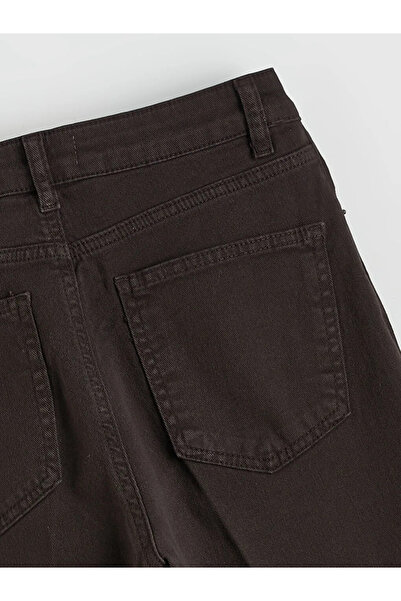 LC Waikiki Brown Wideleg Women's Jean Trousers