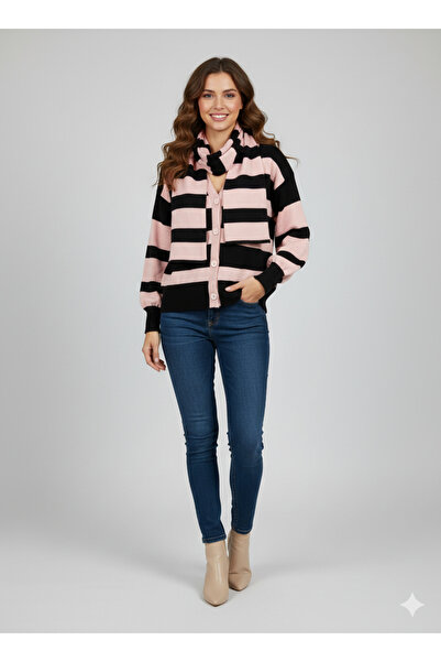 Elfin Women's Scarf Knitwear Cardigan