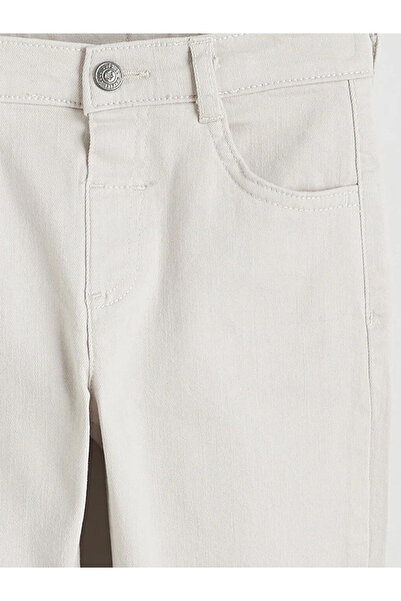 LC Waikiki Pantaloni pentru băieți, bej, cu talie elastică reglabilă