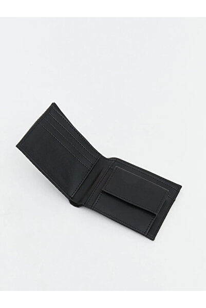 LC Waikiki Black Leather Look Men's Wallet