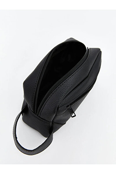 LC Waikiki Black Leather Look Men's Handbag