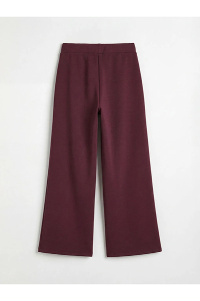 LC Waikiki Pantaloni de pijama pentru fete, cu croială largă, culoare prune