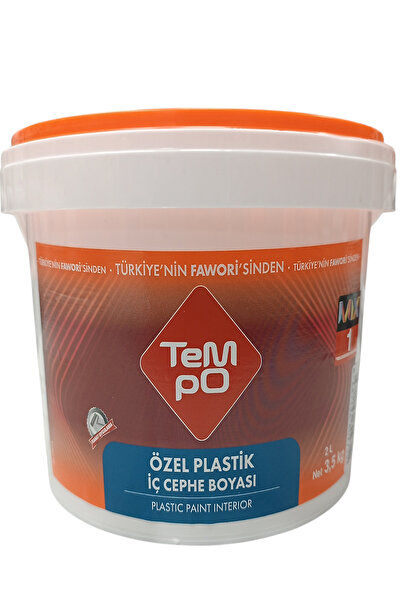 Filli Boya Tempo Yeni Özel Plastik Nefes Alan İç Cephe Duvar Boyası 3.5 Kg Beyaz