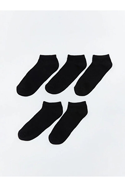 LC Waikiki Black Men's Booties Socks 5-Piece