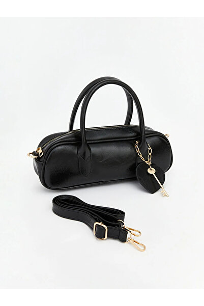 LC Waikiki Black Leather Look Women's Shoulder Bag