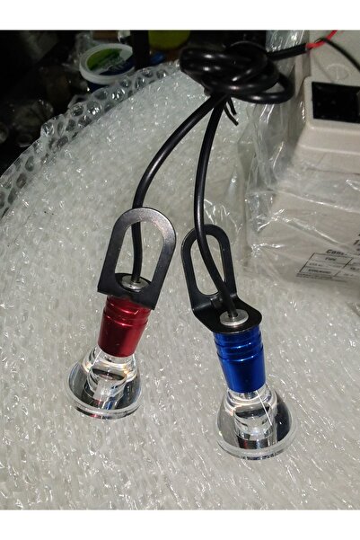 Bix 12 volt led çakarlı 2 li lamba seti motorsiklet aksesuar