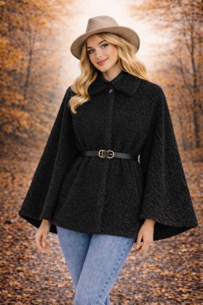 PENGORA Poncho - Black - Poncho