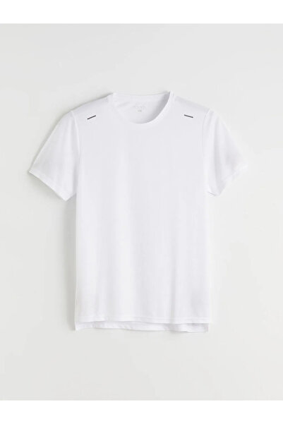 LC Waikiki Ανδρικό αθλητικό μπλουζάκι με λευκό λαιμόκοψη