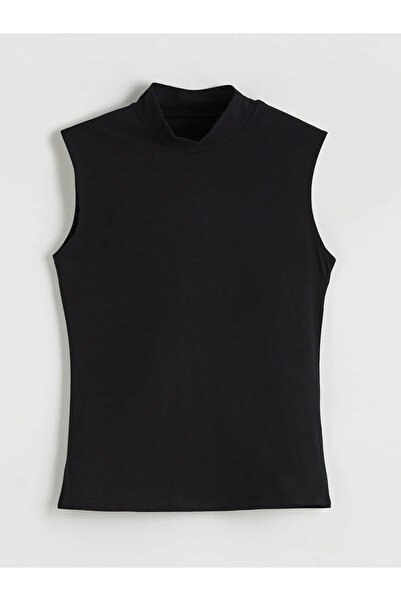 LC Waikiki Black Mock Neck Female Athlete