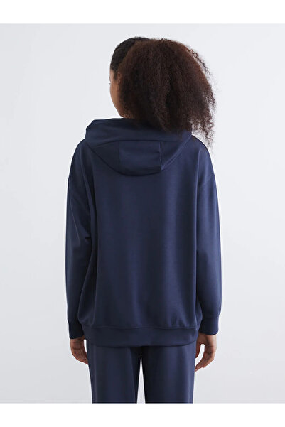 LC Waikiki Anthracite Kangaroo Pocket Women's Hoodie