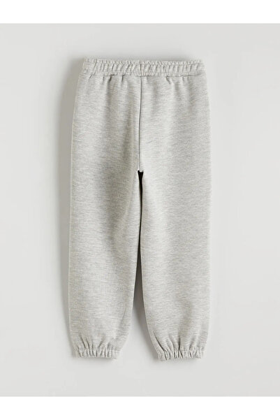 LC Waikiki Γκρι αθλητικό παντελόνι Jogger Fit για αγόρια με ελαστική μέση
