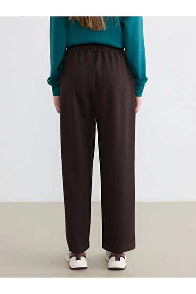 LC Waikiki Brown Elastic Waist Soft Touch Women's Sweatpants