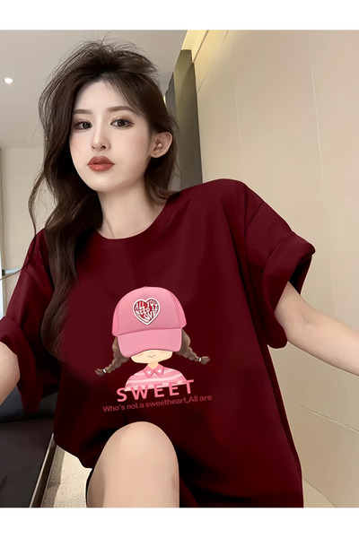 ELAN WEAR Unisex Ανδρικό/Γυναικείο μπλουζάκι με προσαρμοσμένη στάμπα, υπερμεγ...