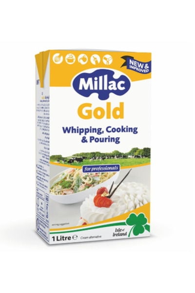 YABANEEZ WHIPPING & COOKING CREAM (GOLD) "MILLAC" (CARTOON OF 12 PACKS)