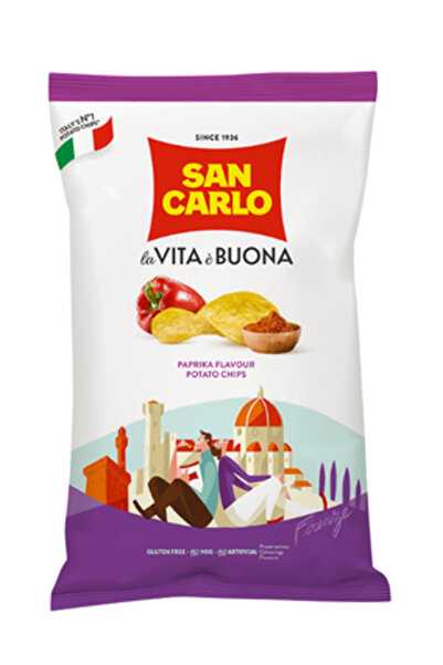 YABANEEZ PAPRIKA POTATO CHIPS "SAN CARLO"