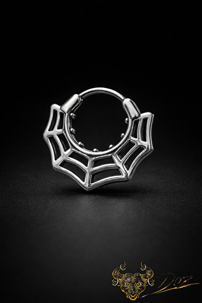depozoom 316L Cerrahi Çelik Gotik Halka Punk Küpe Unisex Clicker Küpe 1 adet